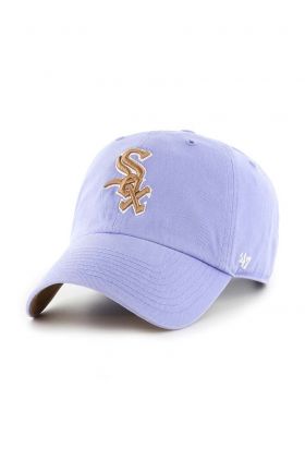 47brand sapca MLB Chicago White Sox culoarea violet, cu imprimeu