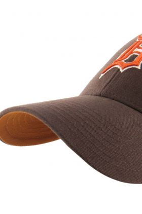 47brand șapcă de baseball din bumbac MLB Detroit Tigers culoarea maro, cu imprimeu