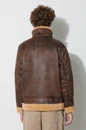 Alpha Industries geacă B3 Arctic bărbați, culoarea maro, de tranziție 108109.250-brown