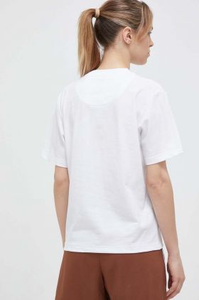 adidas by Stella McCartney tricou femei, culoarea alb HR9167