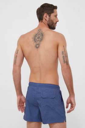 Abercrombie & Fitch pantaloni scurti de baie culoarea albastru marin