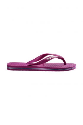 Havaianas slapi copii BRASIL LOGO culoarea roz