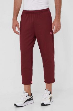 adidas pantaloni barbati, culoarea bordo