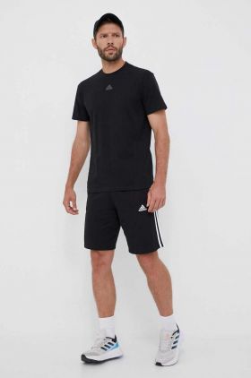 adidas pantaloni scurți bărbați, culoarea negru IC9382