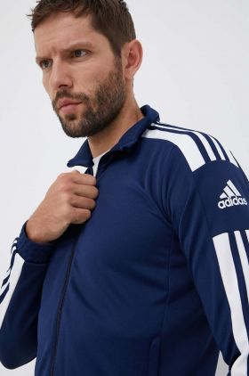 adidas Performance hanorac de antrenament Squadra 21 culoarea bleumarin, cu imprimeu  HC6279