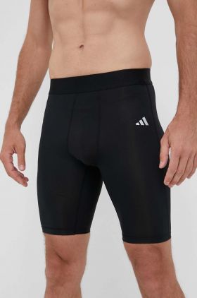 adidas Performance pantaloni scurți de antrenament Techfit culoarea negru