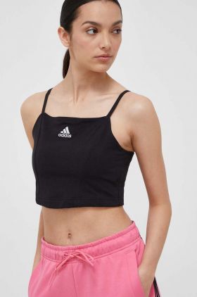 adidas top femei, culoarea negru