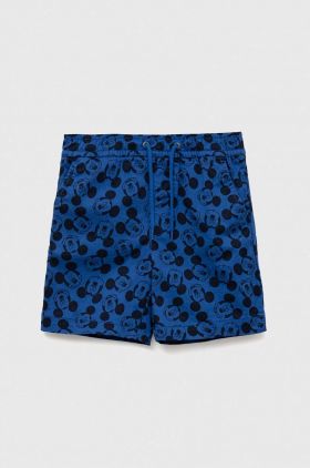 GAP pantaloni scurti copii x Disney culoarea albastru marin, talie reglabila