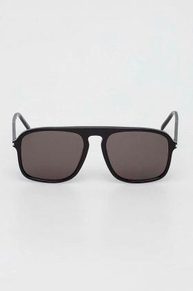 Saint Laurent ochelari de soare barbati, culoarea negru