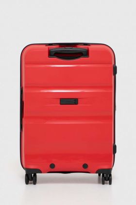 American Tourister valiza culoarea rosu