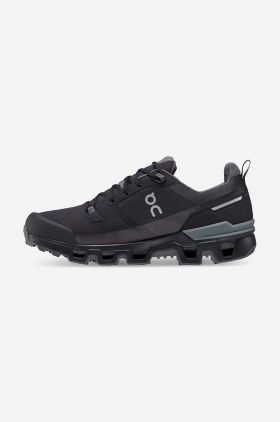 On-running sneakers Cloudwander Waterproof bărbați, culoarea negru