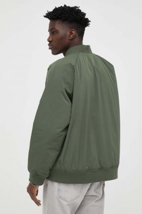 Levi's geaca bomber barbati, culoarea verde, de tranzitie