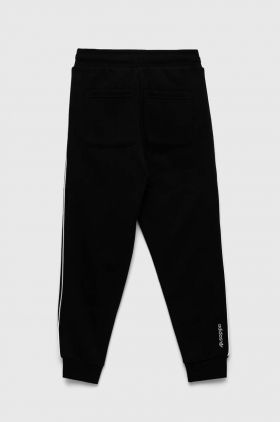 adidas Originals pantaloni de trening pentru copii culoarea negru, neted