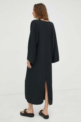 By Malene Birger rochie culoarea negru, maxi, oversize