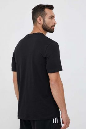 adidas Originals tricou din bumbac culoarea negru, cu imprimeu