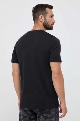 adidas tricou din bumbac culoarea negru, cu imprimeu