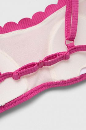 Protest costum de baie pentru copii din două piese culoarea roz