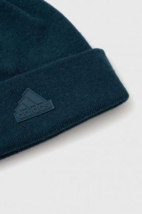 adidas Performance caciula de lana culoarea verde, de lana