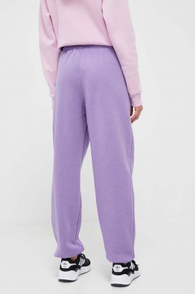 adidas Originals pantaloni de trening culoarea violet, neted