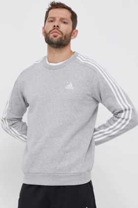 adidas bluză bărbați, culoarea gri, cu imprimeu IJ6470