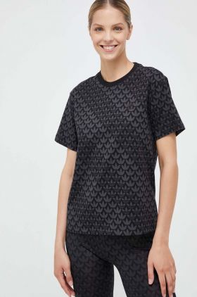 adidas Originals tricou din bumbac culoarea negru