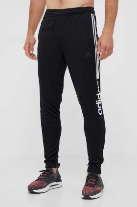 adidas pantaloni de trening culoarea negru, cu imprimeu IA3048