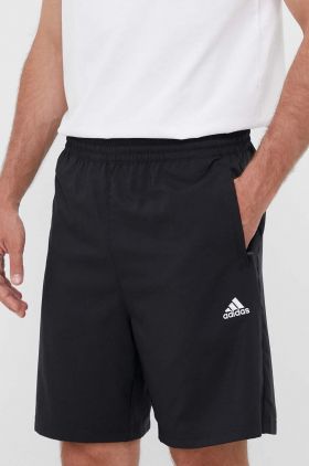 adidas pantaloni scurti barbati, culoarea negru