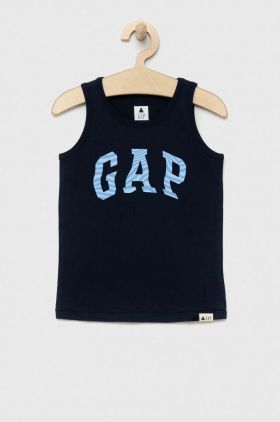 GAP tricou de bumbac pentru copii 3-pack culoarea turcoaz, cu imprimeu