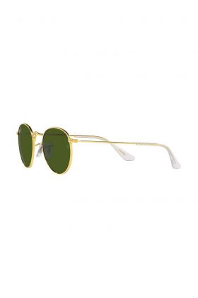 Ray-Ban ochelari de soare copii Round Kids culoarea verde, 0RJ9547S-Polarized