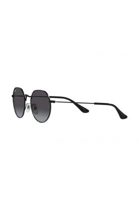 Ray-Ban ochelari de soare copii Junior Jack culoarea negru, 0RJ9565S