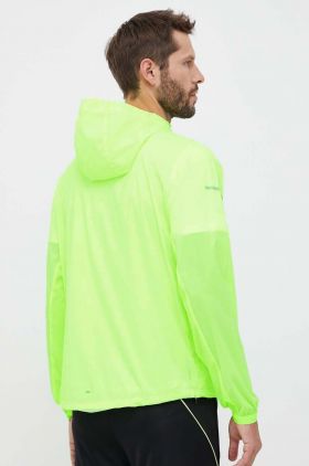 adidas Performance windbreaker Ultimate culoarea verde, de tranzitie