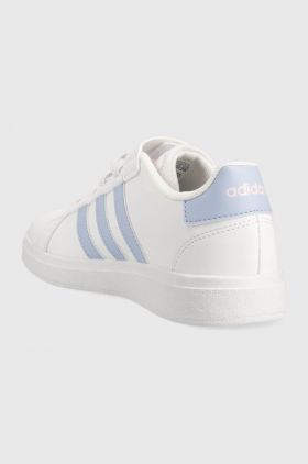 adidas sneakers pentru copii GRAND COURT 2.0 EL culoarea alb