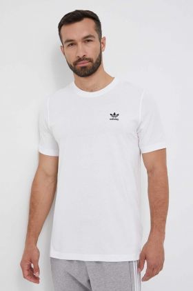 adidas Originals tricou barbati, culoarea alb, cu imprimeu