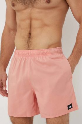 adidas Performance pantaloni scurti de baie Solid CLX culoarea portocaliu