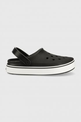 Crocs papuci Crocband Clean Clog culoarea negru 208371