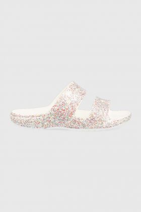 Crocs slapi copii CLASSIC SPRINKLE GLITTER