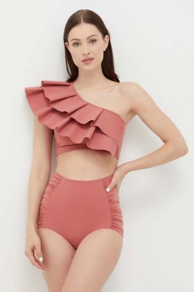 MAIO Paris costum de baie din două piese culoarea roz, cupa moale