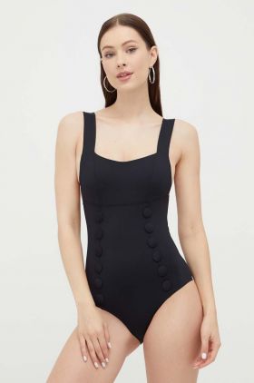 MAIO Paris costum de baie dintr-o bucată culoarea negru, cupa moale