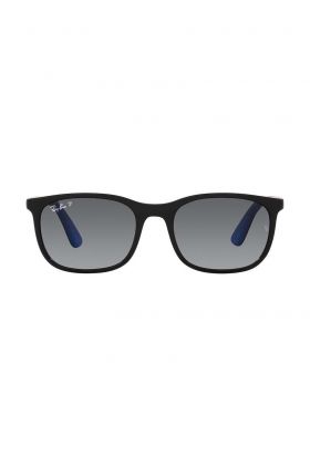 Ray-Ban ochelari de soare copii Junior culoarea albastru marin, 0RJ9076S-Polarized