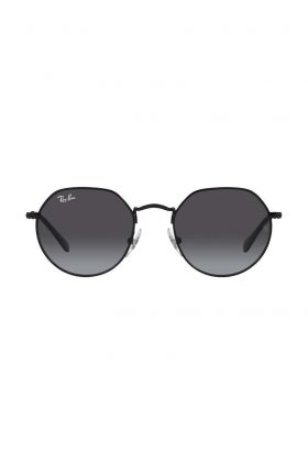 Ray-Ban ochelari de soare copii Junior Jack culoarea negru, 0RJ9565S