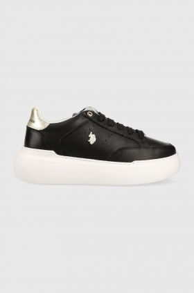 U.S. Polo Assn. sneakers din piele ARTIDE culoarea negru, ARTIDE001D