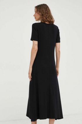 Marc O'Polo rochie culoarea negru, maxi, drept