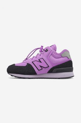 New Balance sneakers pentru copii PV574HXG culoarea violet