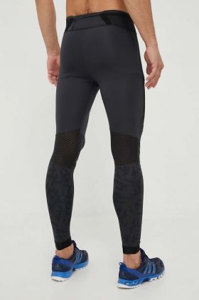 adidas TERREX leggins sport Agravic barbati, culoarea negru, modelator