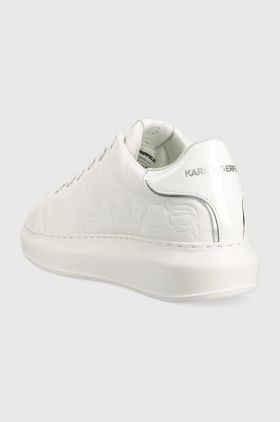 Karl Lagerfeld sneakers din piele KAPRI KC culoarea alb, KL62523F