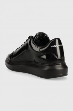 Karl Lagerfeld sneakers din piele KAPRI MENS culoarea negru, KL52539S