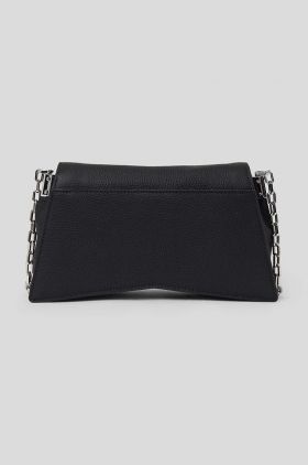 Karl Lagerfeld poseta de piele culoarea negru