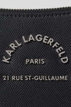 Karl Lagerfeld poseta culoarea negru