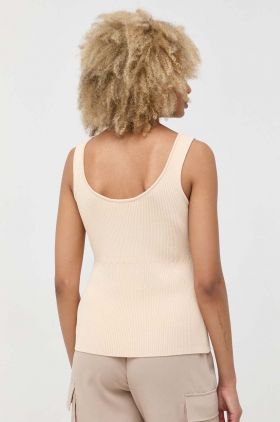 Notes du Nord top Hollie Knitted femei, culoarea bej