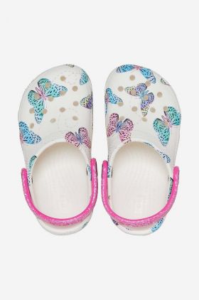 Crocs slapi copii culoarea alb